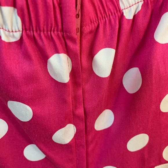 ModCloth pink polka dot halter A-line swing dress - Picture 8 of 12